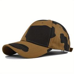 Cow Pattern Baseball Cap Curved Brim Sun Hat Unisex Dad Hats