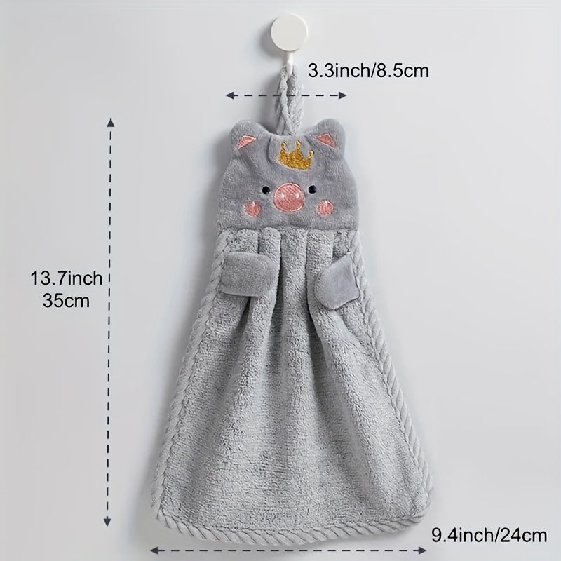 Microfiber Piggy Hand Towels Household & Absorbent Towels Bathroom Drying Rag