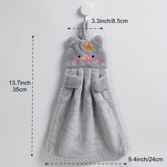 Microfiber Piggy Hand Towels Household & Absorbent Towels Bathroom Drying Rag