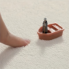 Warm Area Rug Hand Washable Floor Mat Fluffy Decorative Carpet