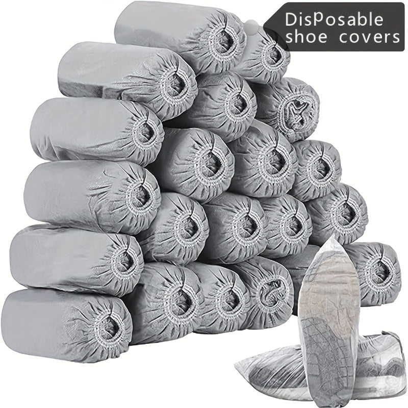 Disposable Non-woven Shoe Covers Anti-slip Waterproof 40pcs