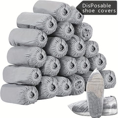 Disposable Non-woven Shoe Covers Anti-slip Waterproof 40pcs