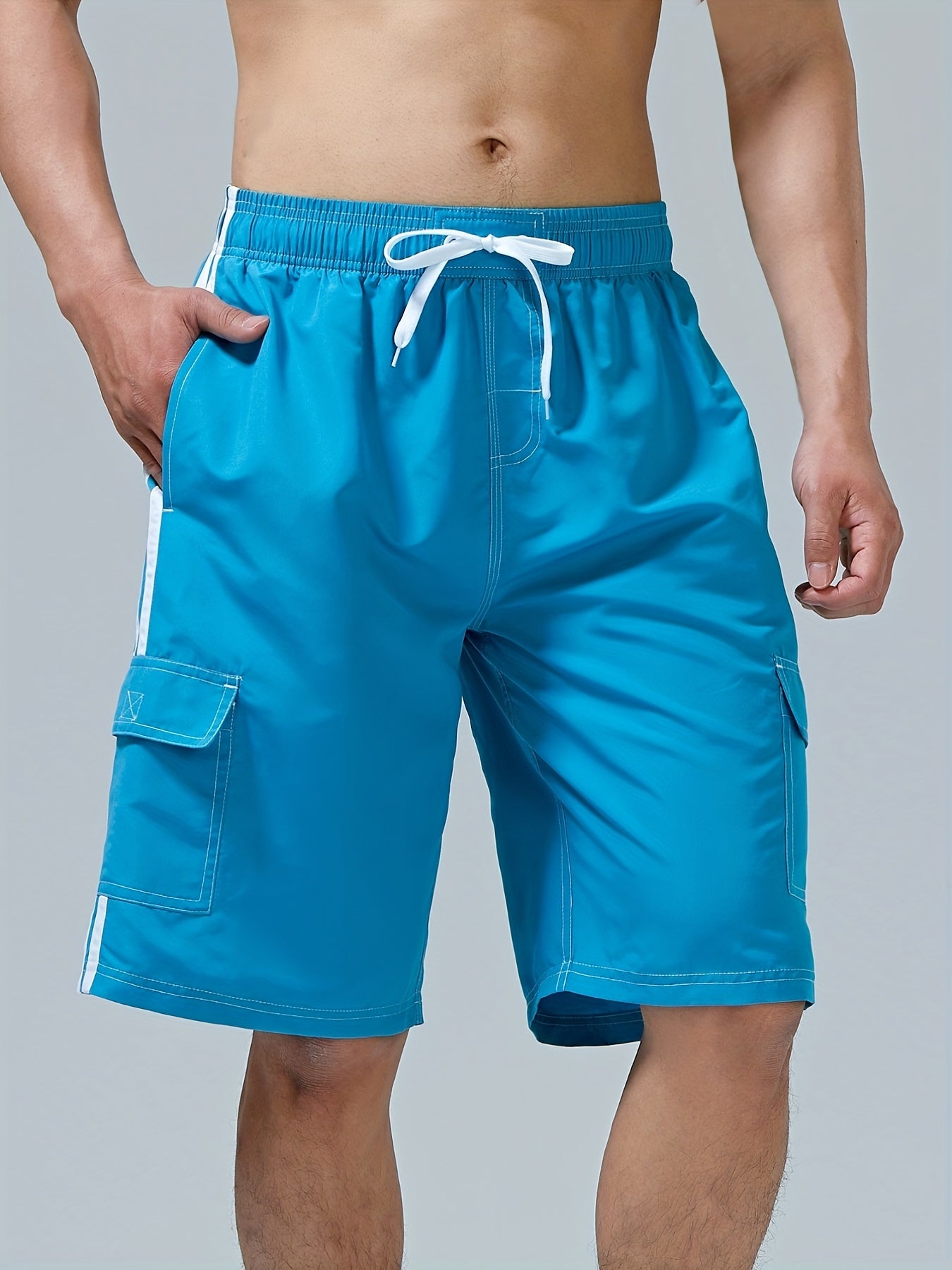 Tropical Swim Trunk Beach Shorts Men's Swimwear - Quick Drying