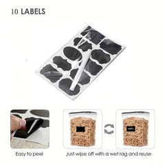 7pcs Kitchen Sealed Jar Cereals Storage Box Plastic Container
