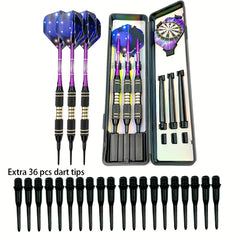 3pcs Soft Tip Darts Set 218g pc with Storage Box & 36pcs Replaceable Tips