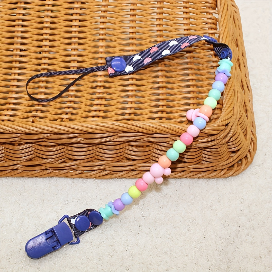 Soothing Pacifier with Anti-drop Chain and Bracelet