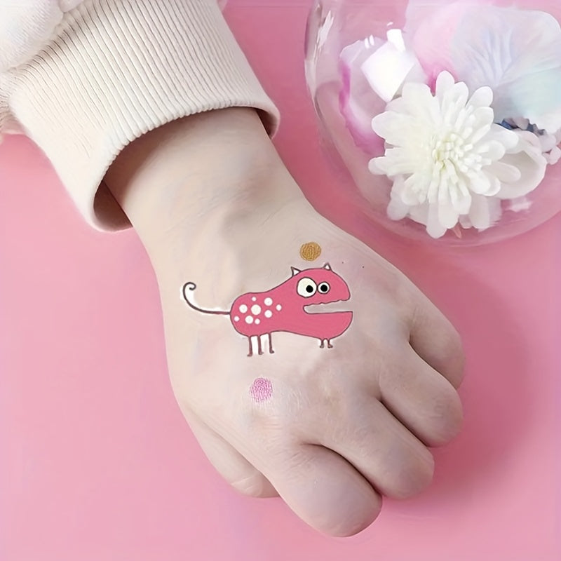 Cartoon Sports Events Temporary Tattoos Unicorns Mermaids Pirates