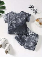 Toddler Boys Tie Dye 2 Piece Outfit