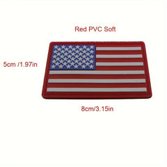 Luminous Flag PVC Soft Patches for Backpacks Hats Jackets Pants Military Uniform