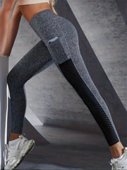 Hip Lifting Yoga Leggings With Pocket Workout Tight Pants