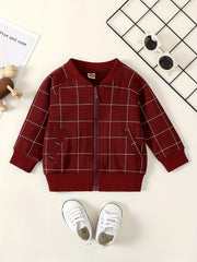 Baby Girls Dressy Plaid Cardigan Winter Outer Wear