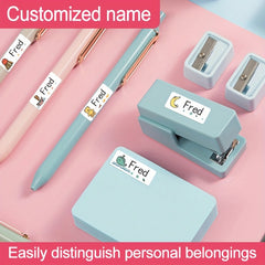 Customized Name Stickers Waterproof Stain proof Wear resistant And Tear proof