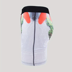 Men's Lips Pattern Boxer Shorts High Stretch Breathable Elastic Waist