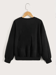 Girls' Halloween Sweatshirt Long Sleeve Pullover