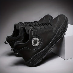 Men's Vintage Stitched High Top Lace Up Boots