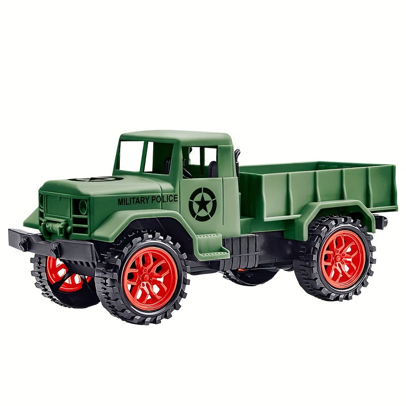 Toy Car Pull Back Truck Military Model Engineering Car Off road Vehicle