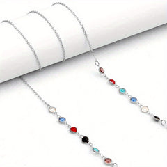 Crystal Glasses Chain Stylish Lanyard Strap Face Covering Accessory