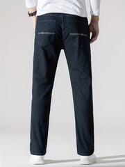 Men's High Stretch Slim Fit Denim Jeans with Pockets