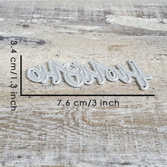Christmas Santa Claus Motorcycle Metal Cutting Dies for Card Making