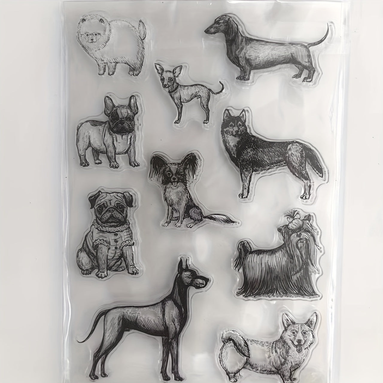 Bear Happy Birthday Clear Stamps for Card Making DIY Scrapbooking