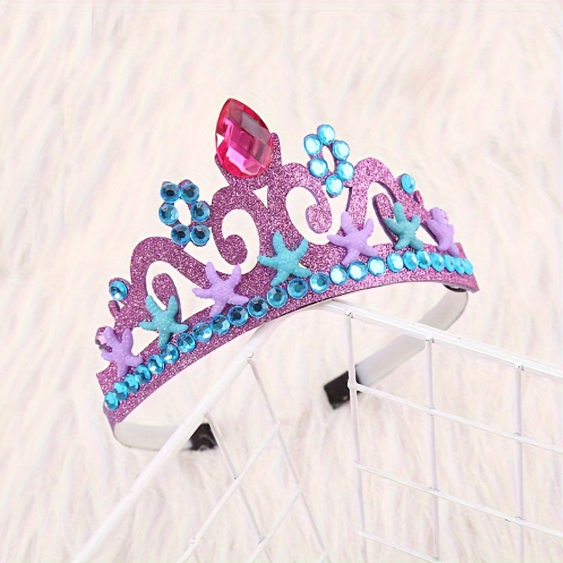 Mermaid Princess Crown for Girls Cosplay