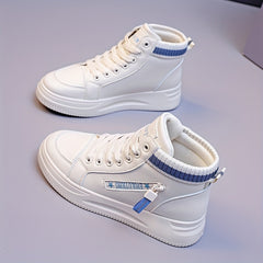 Women's Chunky High Top Sneakers Comfortable Non slip Sports Shoes