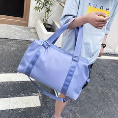 Women's Portable Yoga Bag Dry/Wet Separation Waterproof Luggage Short Travel Bag