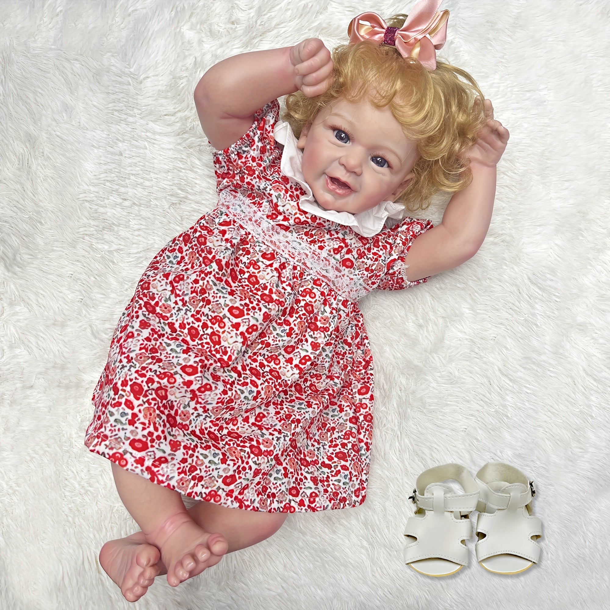 55 Doll With Clip Reborn Dolls Painted Lifelike Reborn Dolls With Rooted Hair