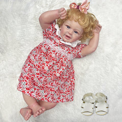 55 Doll With Clip Reborn Dolls Painted Lifelike Reborn Dolls With Rooted Hair