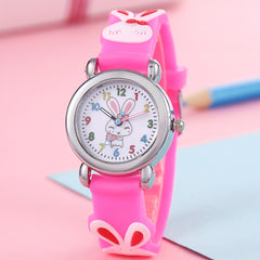 Girls Rabbit Pattern Watch Gift For Kids