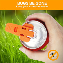 6pcs Handheld Can Opener Dustproof Insectproof Kitchen Utensils for Camping