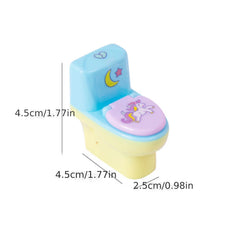 Animal Series Toilet Shape Pencil Sharpener with Eraser