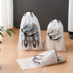 5pcs Portable Shoe Drawstring Storage Bag Dust Proof Shoe Packing Bag