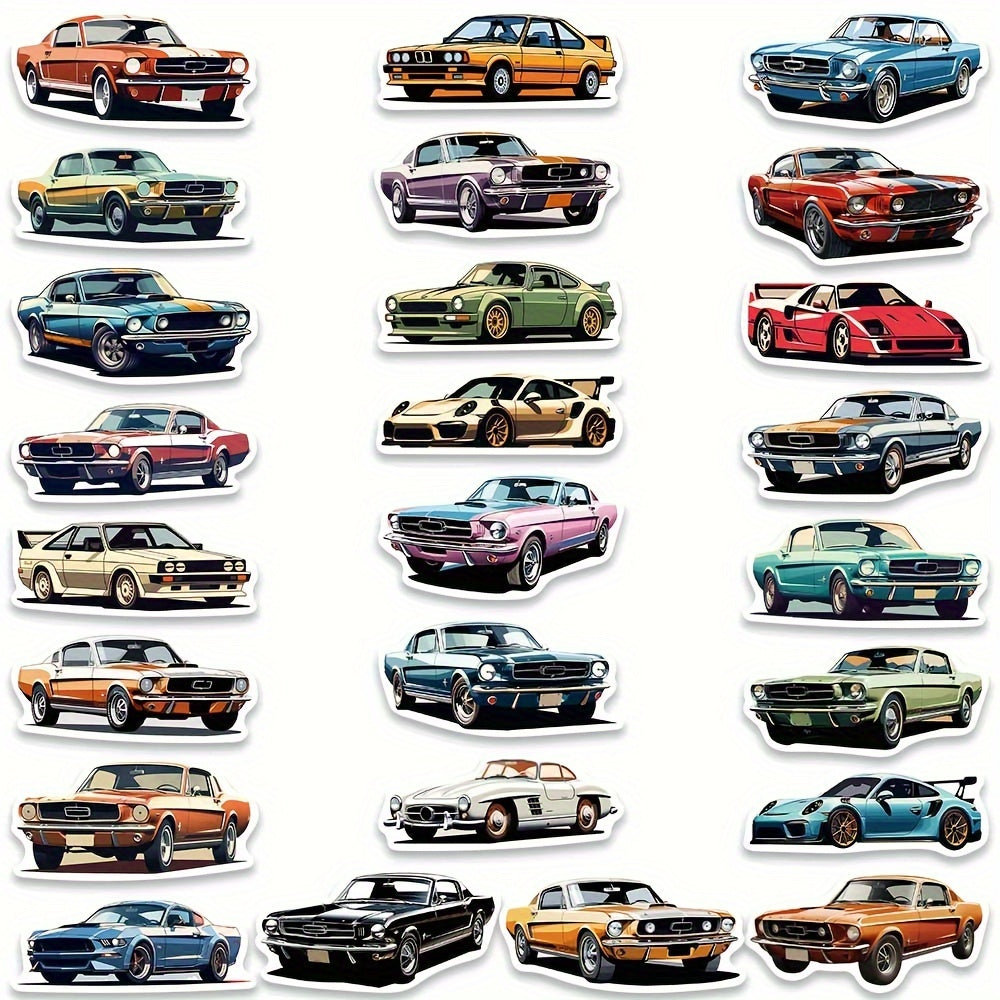 50pcs Car JDM Stickers For Luggage Guitar Skateboard Motorcycle DIY