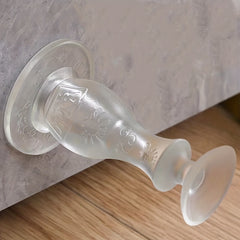 2pcs Punch Silicone Door Stopper Anti collision Stopper Wall Door Top Stopper