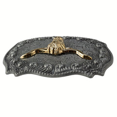 Alloy Western Cowboy Animal Ox Head Belt Buckle for Men