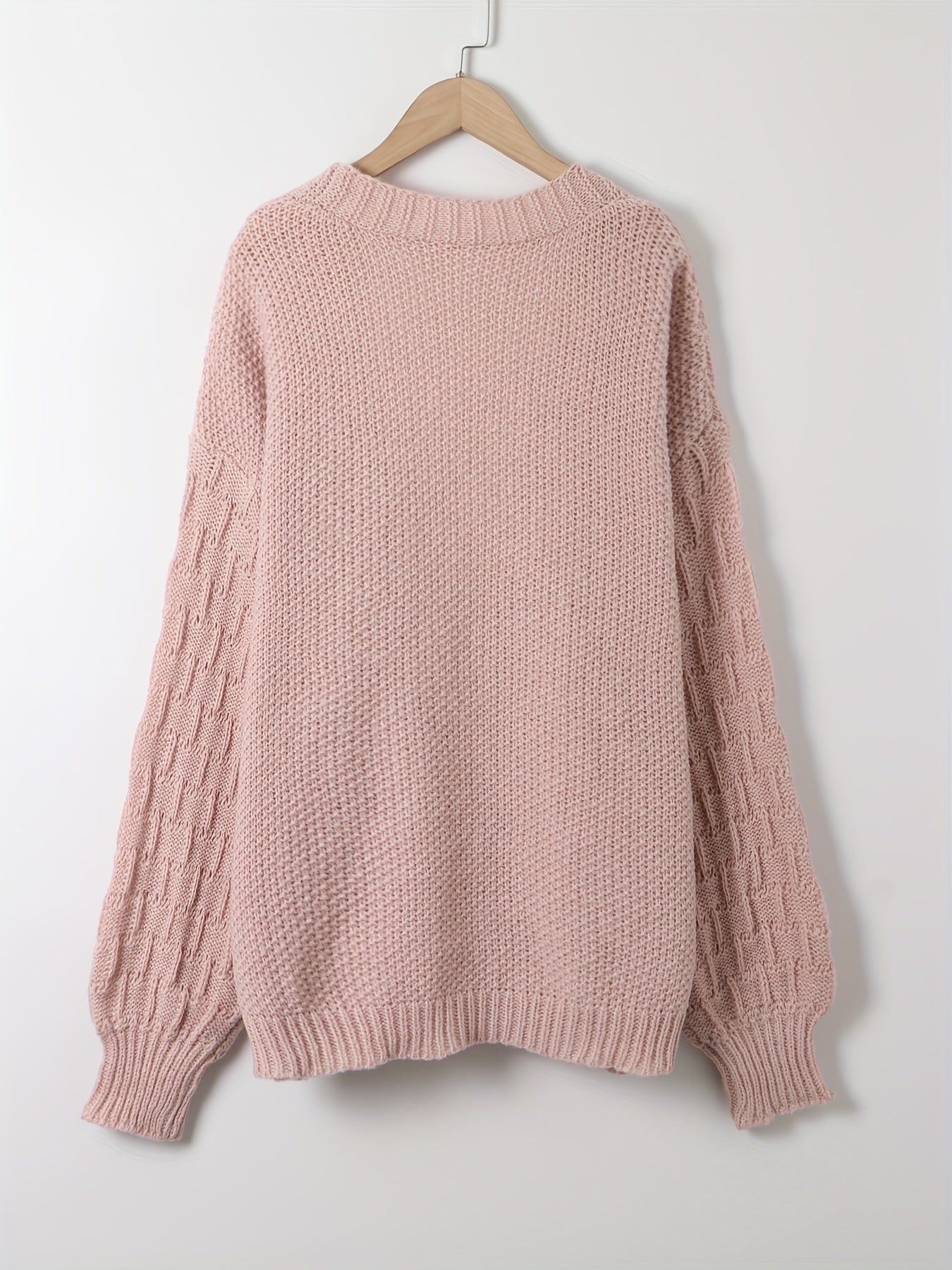 Open Front Chunky Knit Cardigan