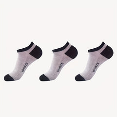 Men's Low Cut Socks for Cycling & Running - Breathable & Non-Slip