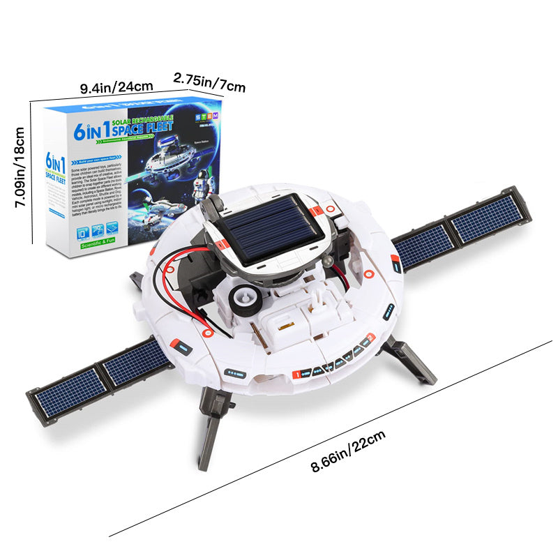 6 in 1 Solar Robot Building Kit - DIY Science Experiment for Boys