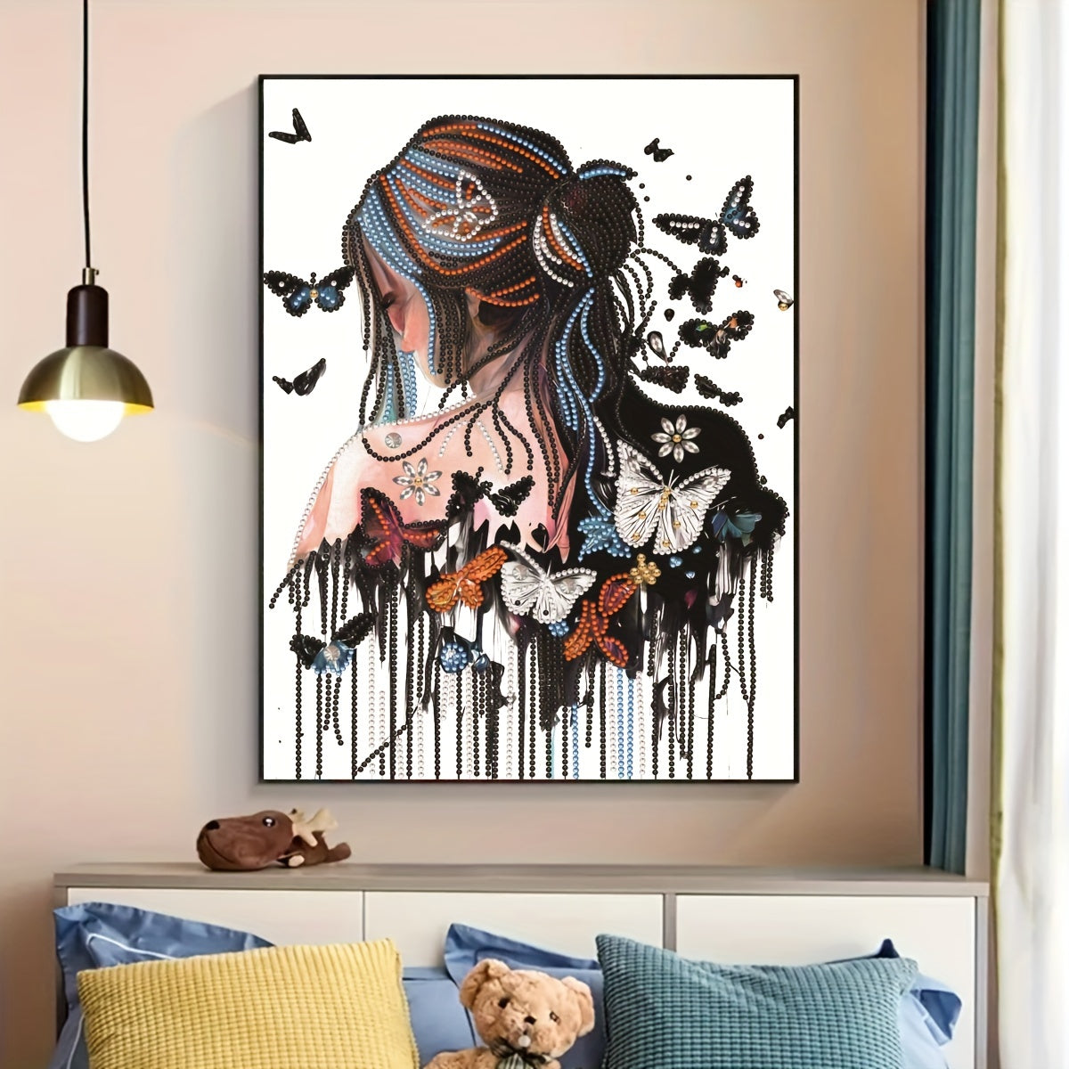 Woman and Butterfly 5D Diamond Art Kit