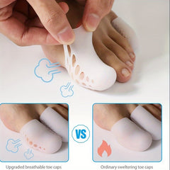 12 Gel Toe Caps Toe Protection For Bunions Big Toes Corns