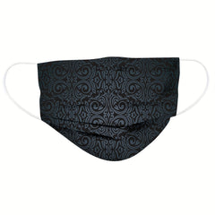 50pcs Floral Print Disposable Face Mask Safety Dustproof Masks