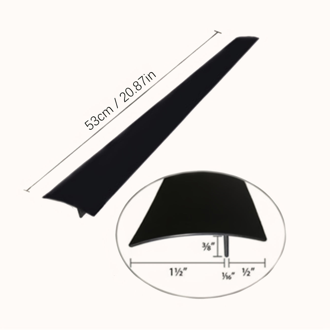 1pc Silicone Counter Gap Filler Stove Counter Gap Cover
