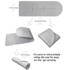 Shock Absorbing Non Slip Yoga Mat for Comfortable Workouts
