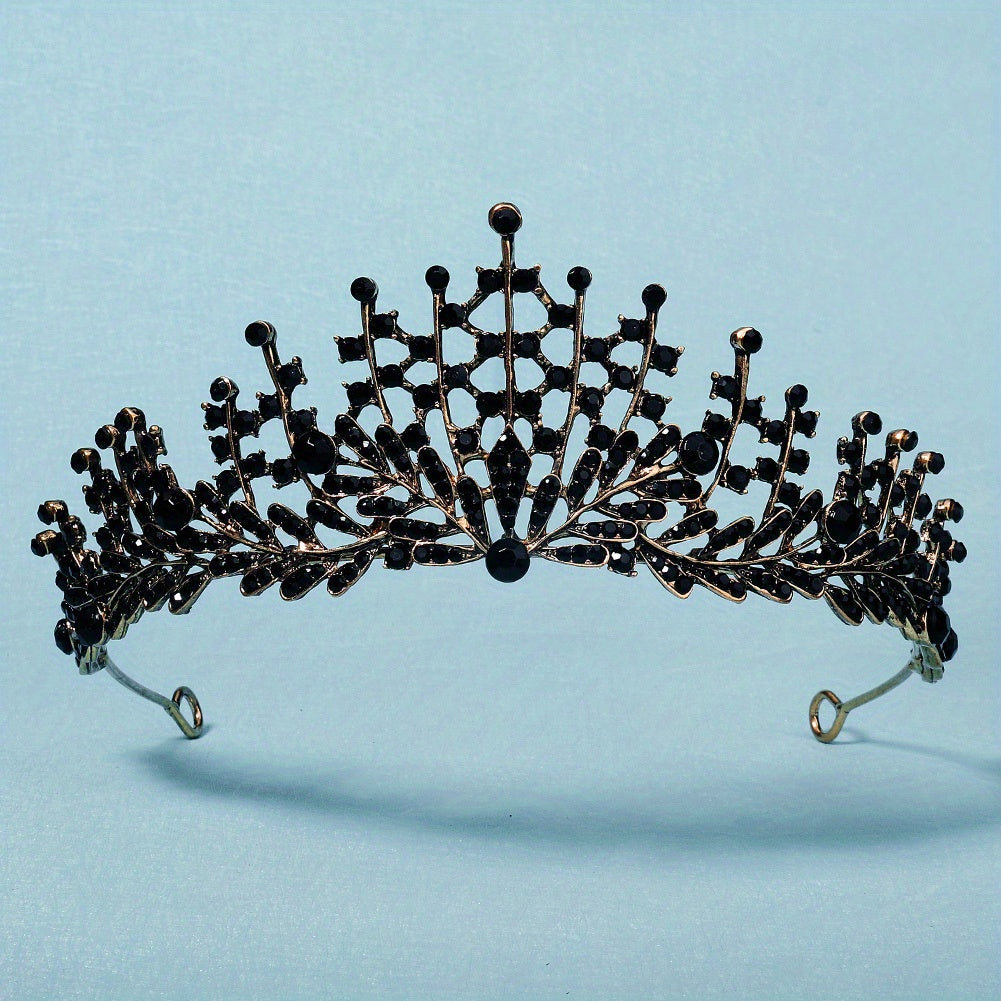 Crystal Headband Tiara Hair Accessory for Prom Birthday