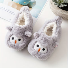 Girls Cartoon Slip On House Shoes Soft Non Slip Indoor Walking Shoes Winter