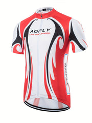 Quick Dry Men's Cycling Jersey with Rear Pocket