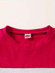 Boys Block Short Sleeve T shirt & Sweatpants Set
