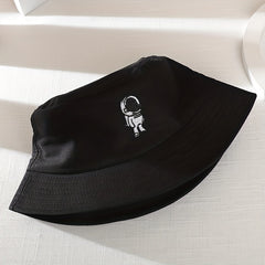 Embroidered Astronaut Fisherman Hat Sun Protection