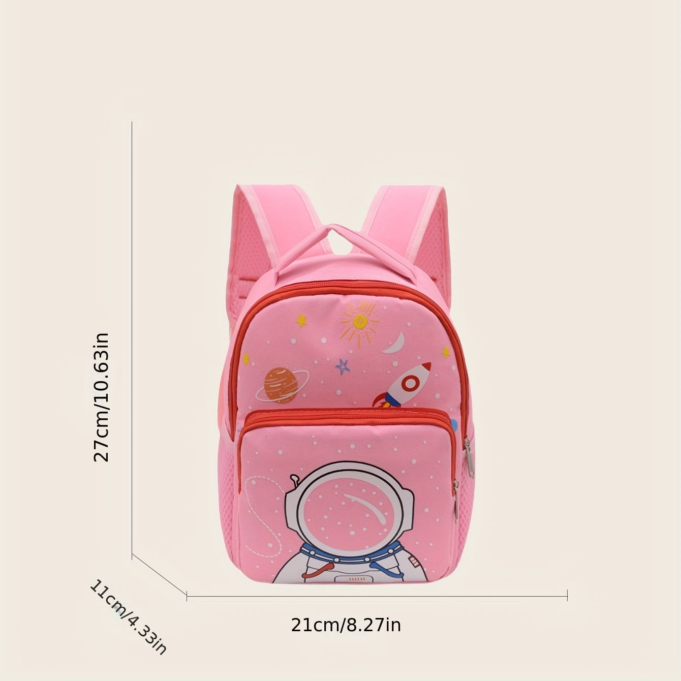 Kids' Astronaut Pattern Backpack Lightweight Casual Backpack for Primary School